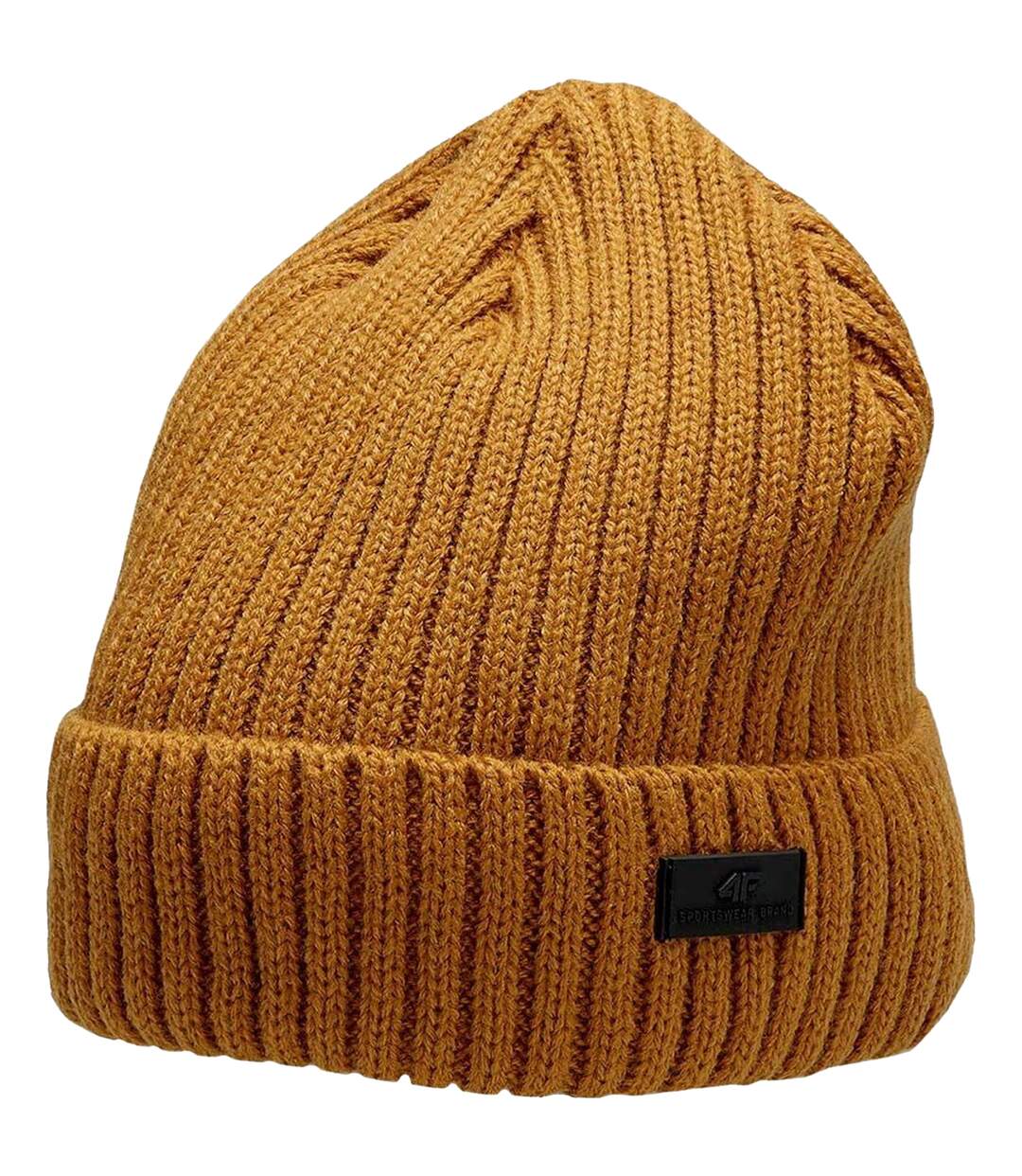 Bonnet Motif/style Logo H4z22 Homme Jaune 4F-1