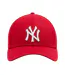 Casquette De Baseball Motif/style New York Yankees 39thirty League Essential Adulte Rouge New Era-3