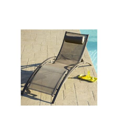 Lot de 2 Bains de Soleil Cloé 170cm Cappuccino