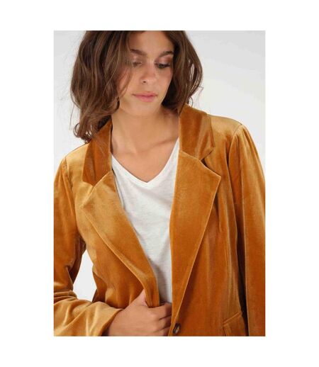 Blazer en velours platine CLEMA