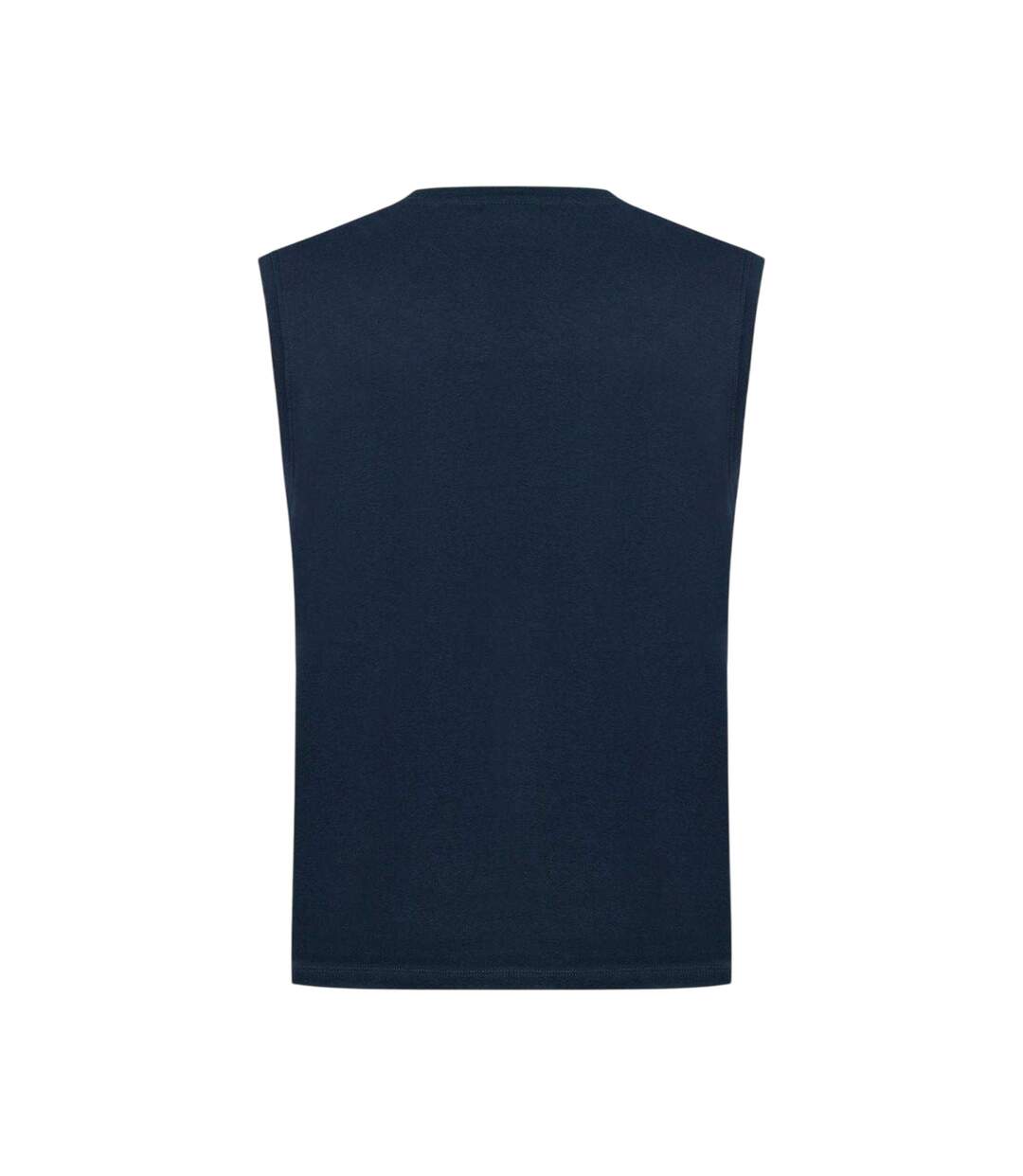 Mens Logo Cotton Vest Top Dark Navy Slazenger-2