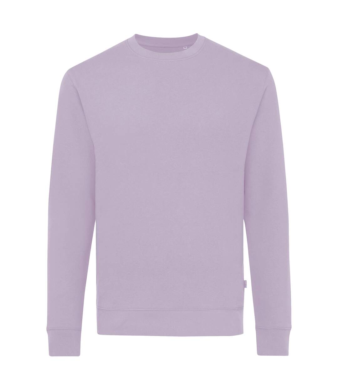 Unisex adult zion recycled cotton crew neck sweatshirt lavender Iqoniq-1