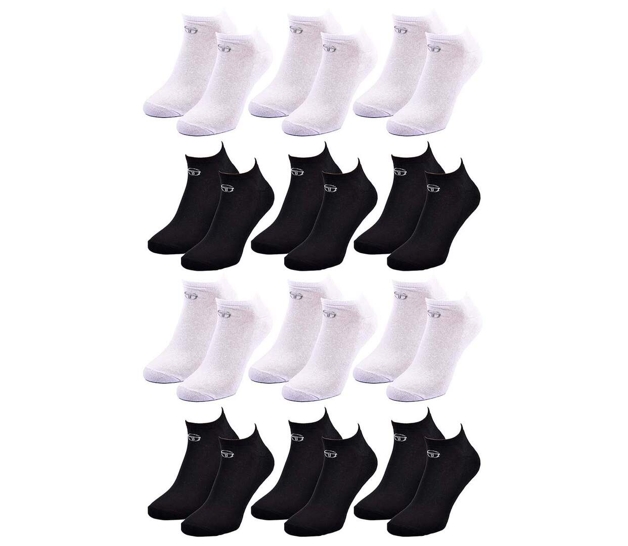 Chaussettes SERGIO TACCHINI SNEAKER 12 Pcs 60162 BOUCLETTE-2