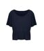 Ecologie Womens/Ladies Daintree EcoViscose Cropped T-Shirt (Navy) - UTPC4089