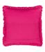 Frill clamshell cushion cover 50cm x 50cm pink Furn