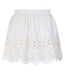 Mini Jupe Motif/style Broderie Quella Femme Gardénia Edited-3