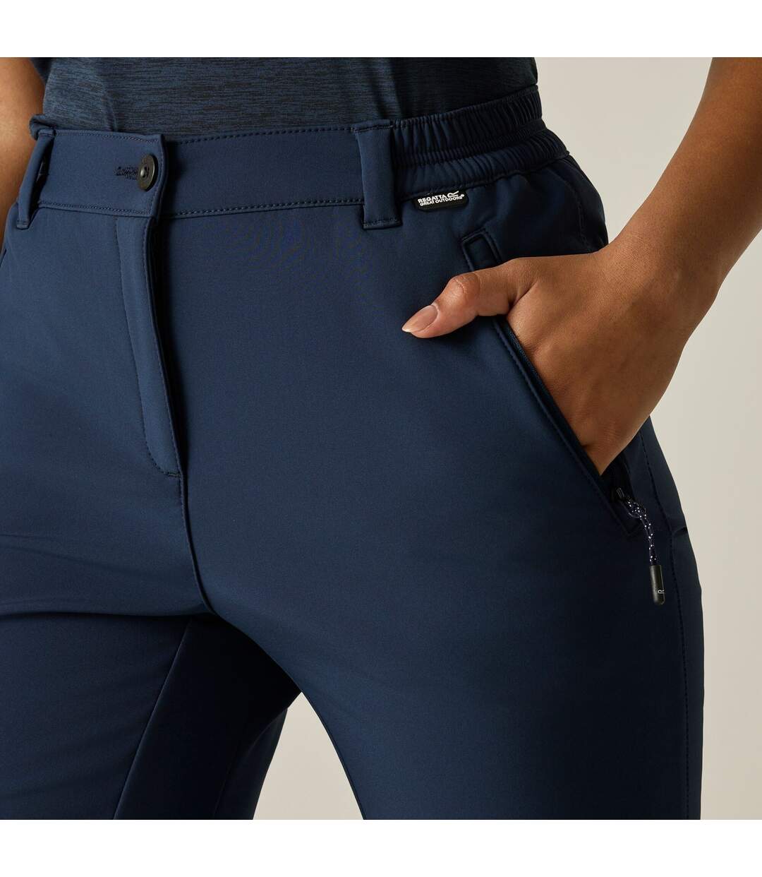 Pantalon Geo Femme Bleu Marine Regatta-4