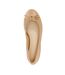 Ballerines Motif/style Nœud Femme Marron Clair Dune London-4