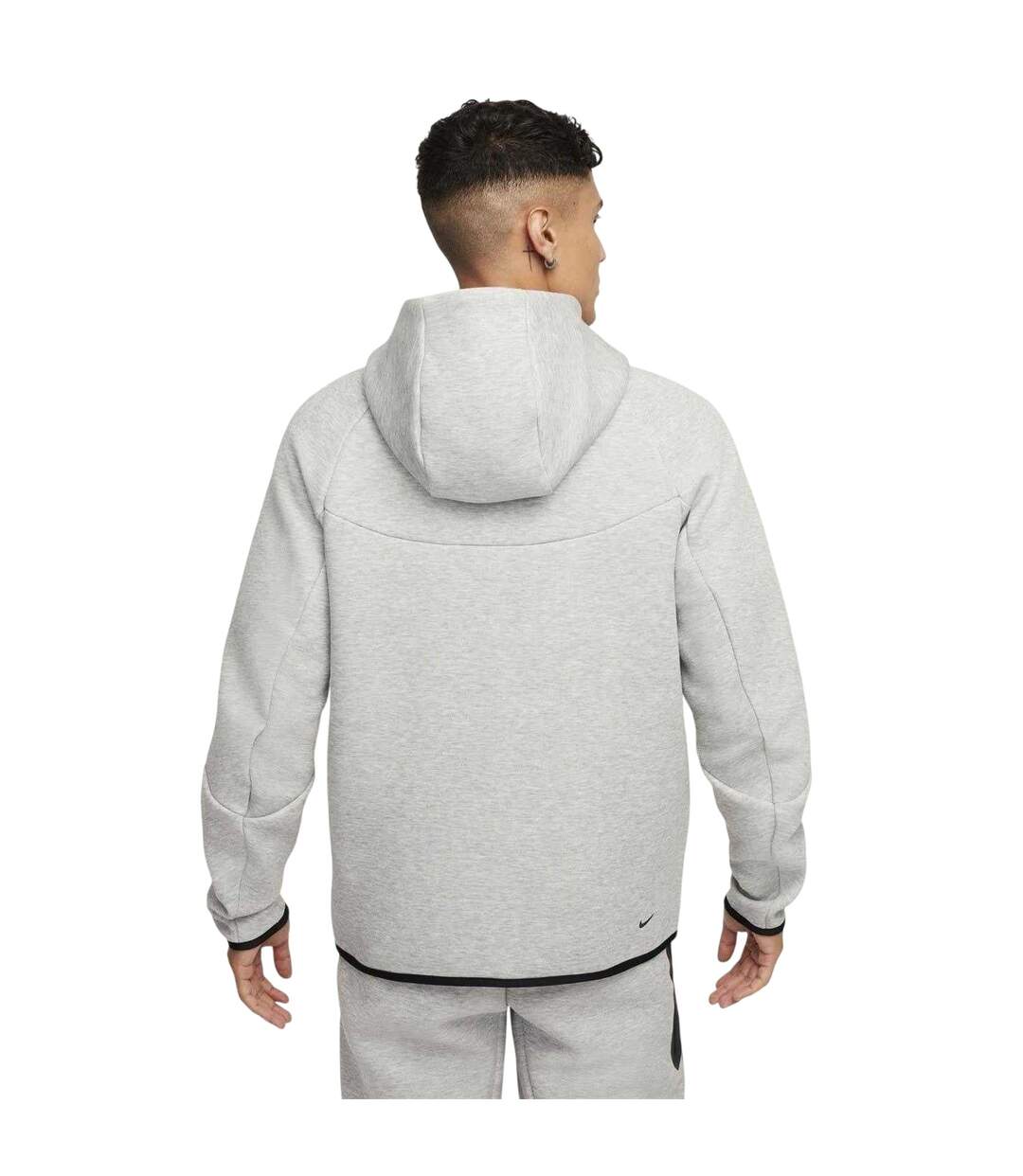 Veste À Capuche Motif/style Chevron Tech Homme Gris Chiné Chiné Nike-2