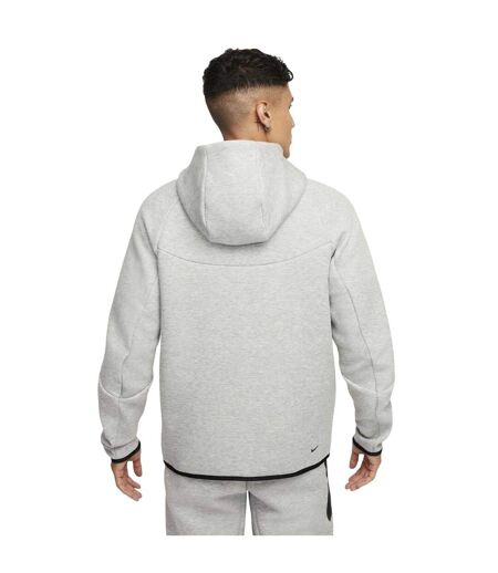 Veste À Capuche Motif/style Chevron Tech Homme Gris Chiné Chiné Nike