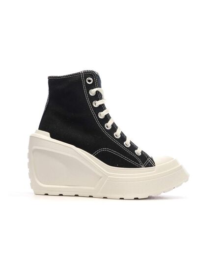 Baskets noires femme converse chuck 70 de luxe wedge a06478c