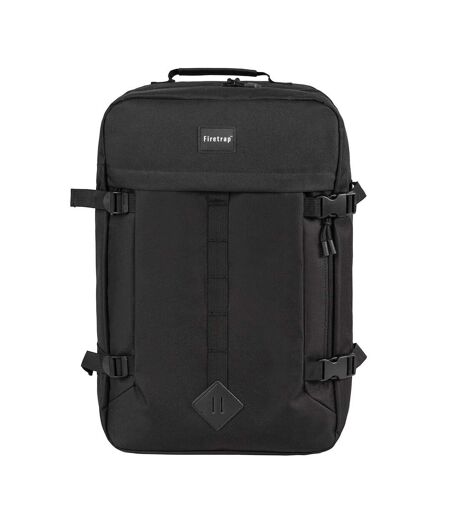 Travel Backpack One Size Black Charcoal Marl Firetrap