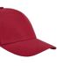 Casquette De Baseball Earthaware Classic Rouge Classique Beechfield-2