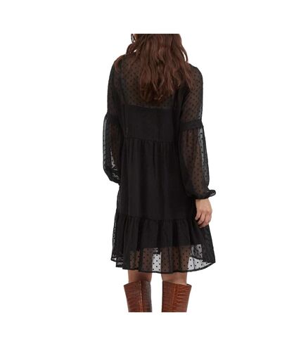 Robe Noir Plumetis Femme Vila Edee - 34