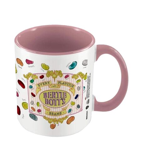 Harry Potter Bertie Botts Every Flavour Beans Inner Two Tone Mug (White/Pink) (One Size) - UTPM4717
