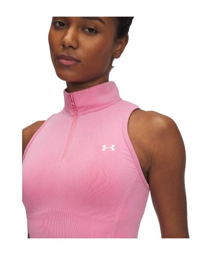 Débardeur Sans Manches Motif/style Sans Coutures Femme Rose Under Armour