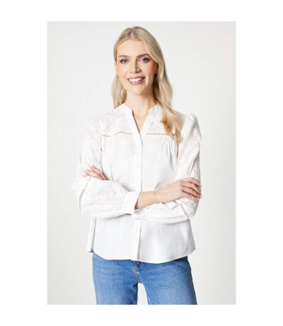 Principles Womens/Ladies Embroidered Blouse (Ivory) - UTDH6731