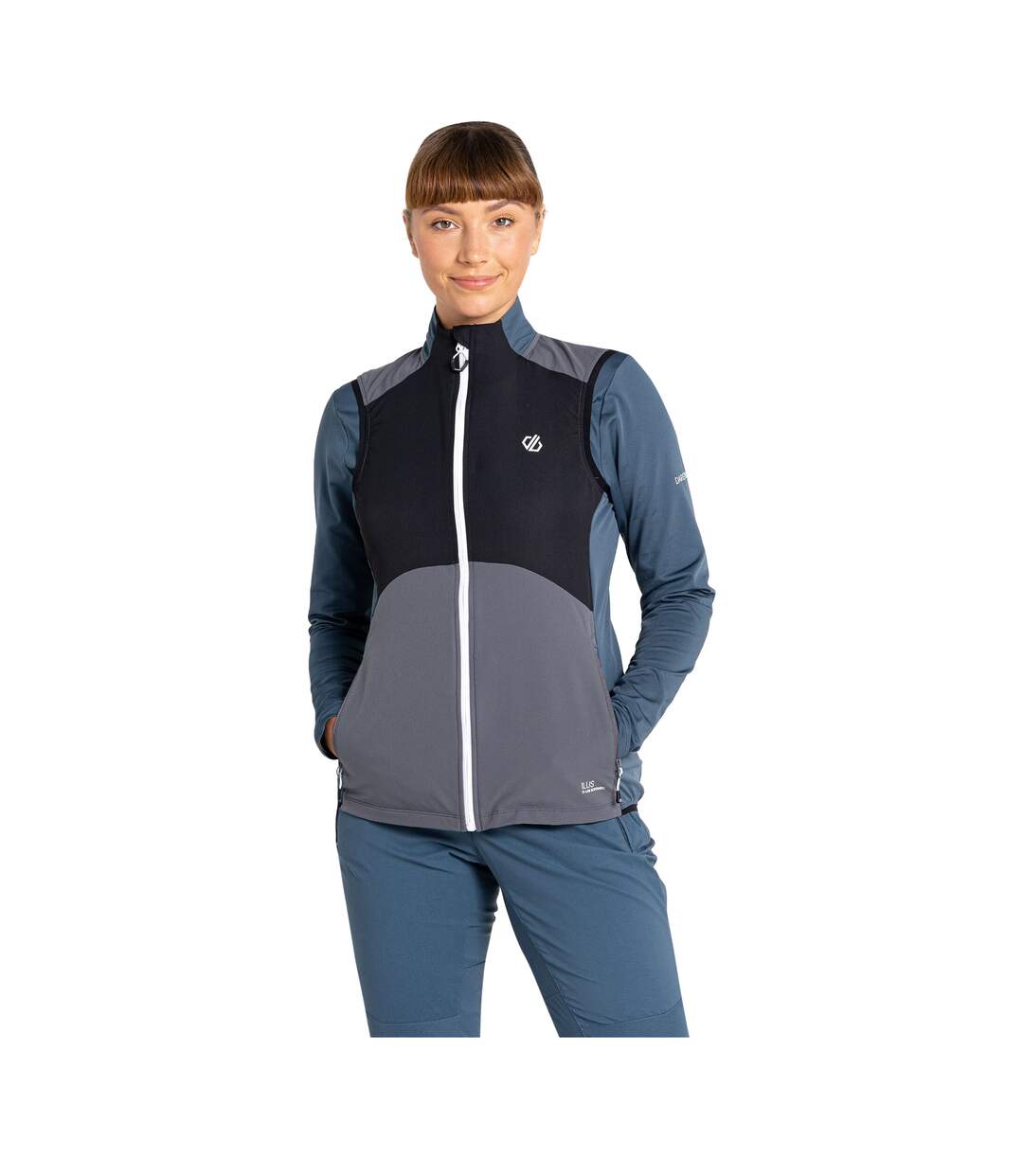 Veste Sans Manches Avidly Femme Orage Foncé Gris Bleu Noir Regatta-1