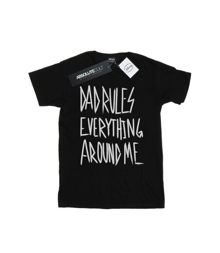 Disney Womens/Ladies The Lion King Dad Rules Everything Cotton Boyfriend T-Shirt (Noir) - UTBI29095