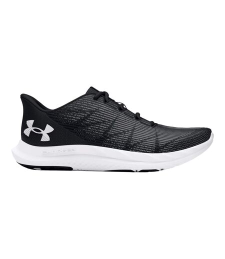 Mens charged speed swift trainers black/white Under Armour