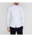 Chemise À Boutons Manches Longues Motif/style Rétro Homme Bleu Ciel Farah-3