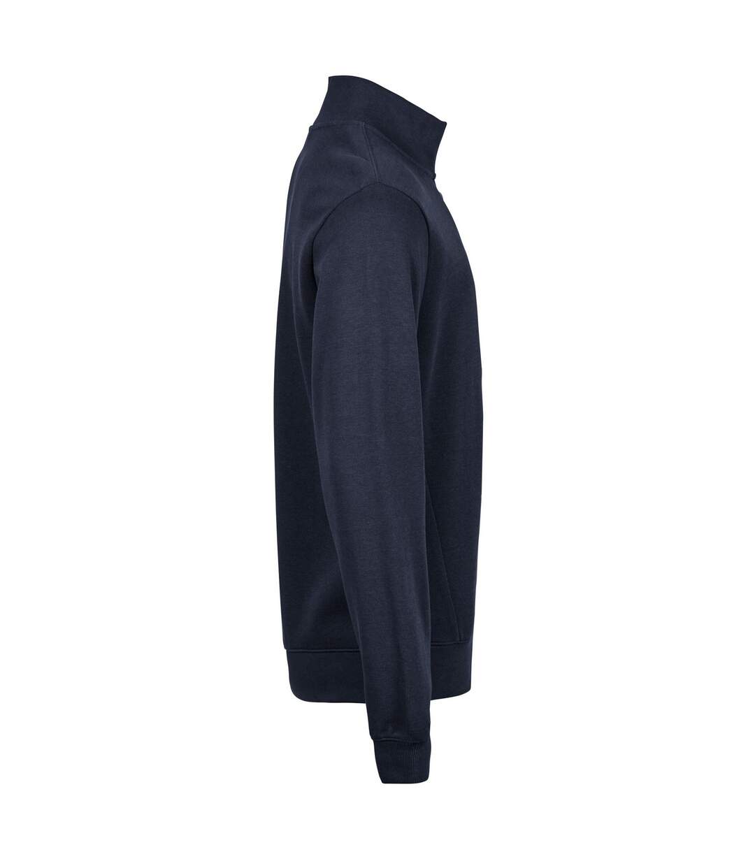 Sweat Motif/style Côtelé Homme Bleu Marine Tee Jays-3