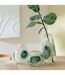 Vase Design en Verre Livy 37cm Multicolore-3
