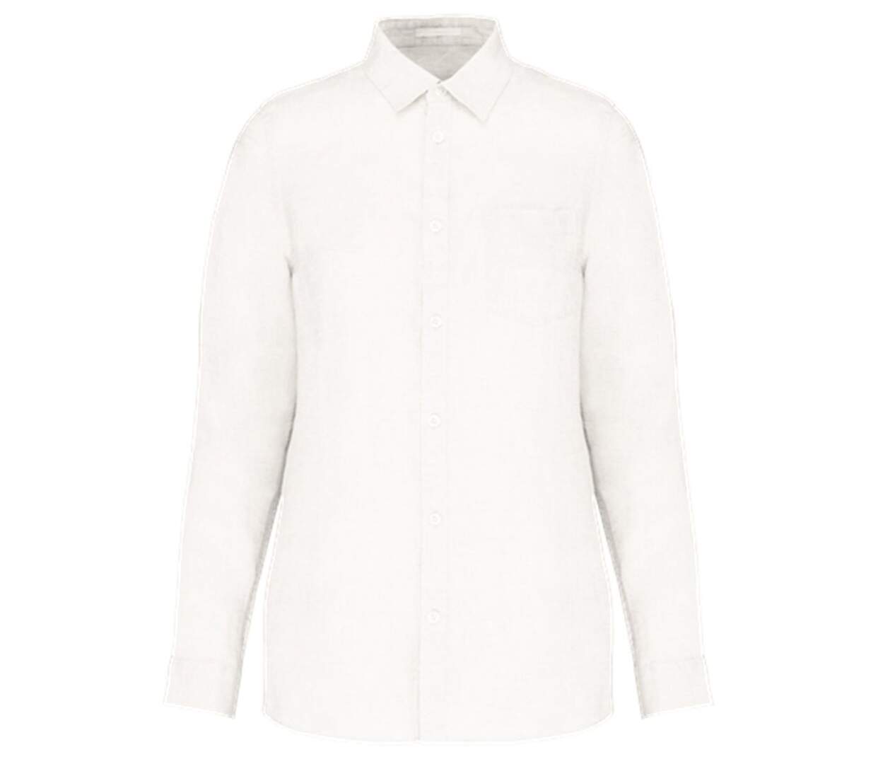 Chemise en lin - Femme - PATS505 - blanc-1