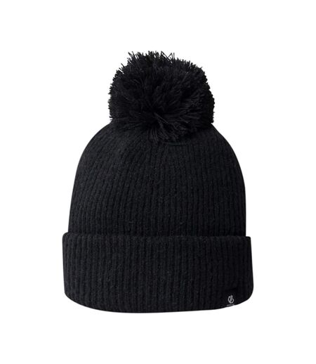Bonnet Motif/style Pompon Femme Noir Dare 2B