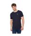 Mens Lamtopi T-shirt Navy Crosshatch-1