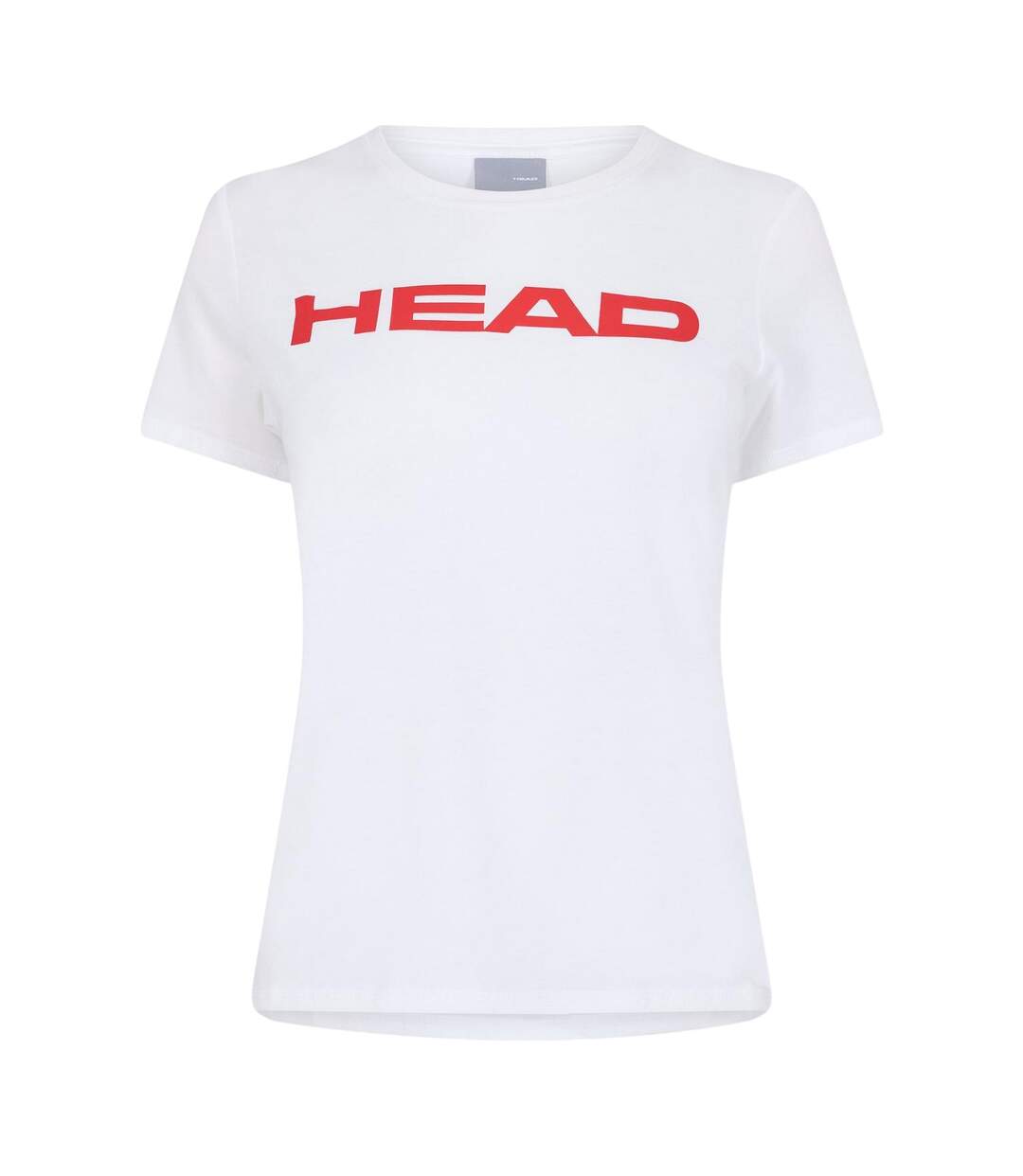 Womens/ladies Lucy T-shirt White Red Head-1