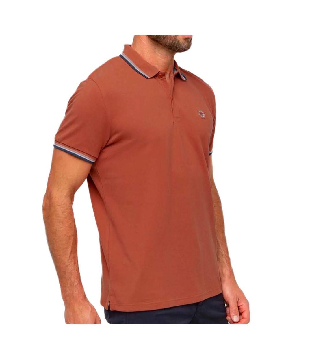 Polo Terracotta Homme TBS Epol - S