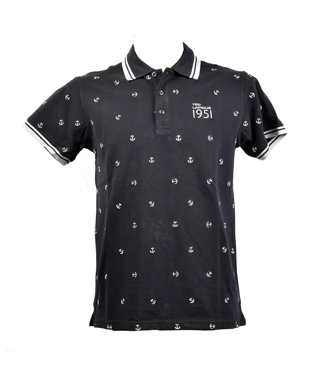 Polo homme TED LAPIDUS en Coton Confort et Qualité PEIO Noir