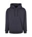 Build Your Brand Mens Basic Oversized Hoodie (Navy)