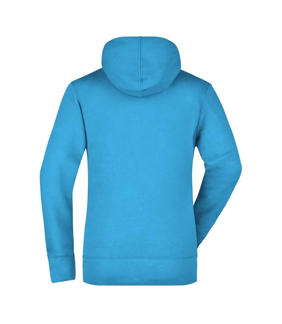 Sweat À Capuche Femme Turquoise Vif James And Nicholson-2