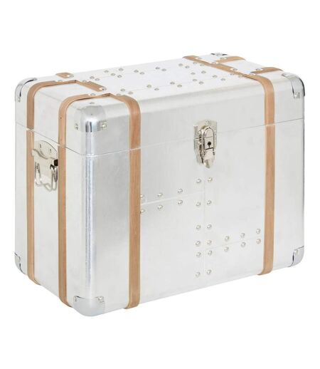Lot de 3 Malles de Rangement Sky 54cm Argent