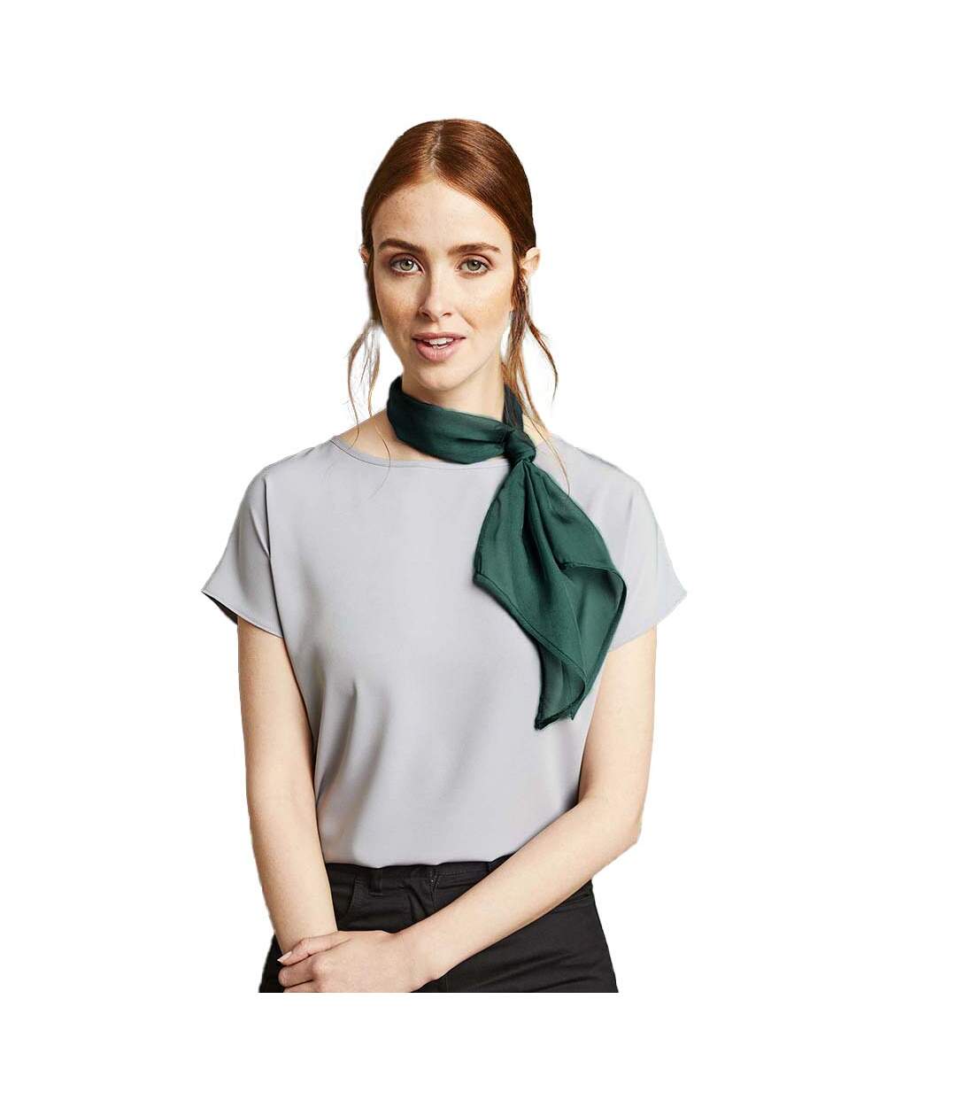 Foulard de travail femme taille unique vert bouteille Premier-2