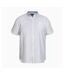 D555 Mens James Oxford Kingsize Short-Sleeved Shirt (White)