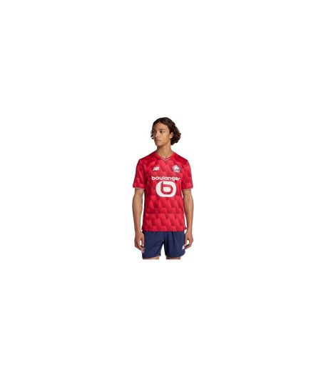 Maillot Domicile Foot Lille 25/26 Homme Rouge New Balance