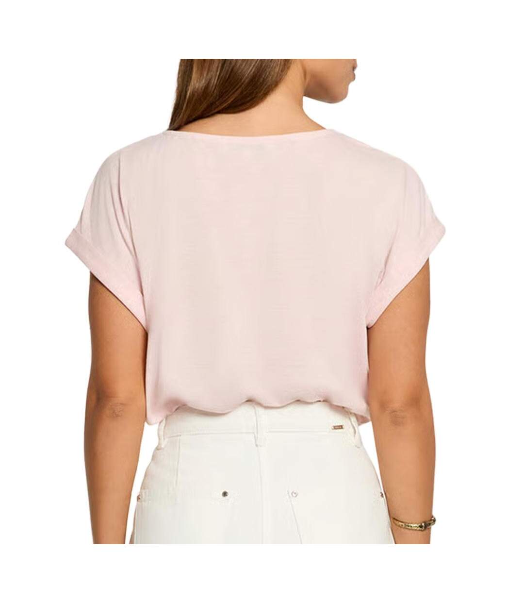 T-Shirt rose femme morgan diana-2