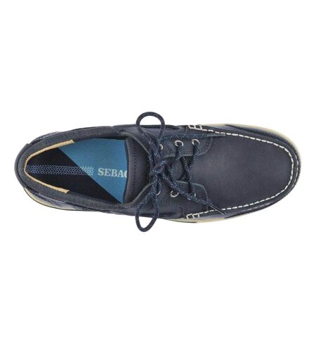 Chaussures Bateau Triton Homme Bleu Sebago