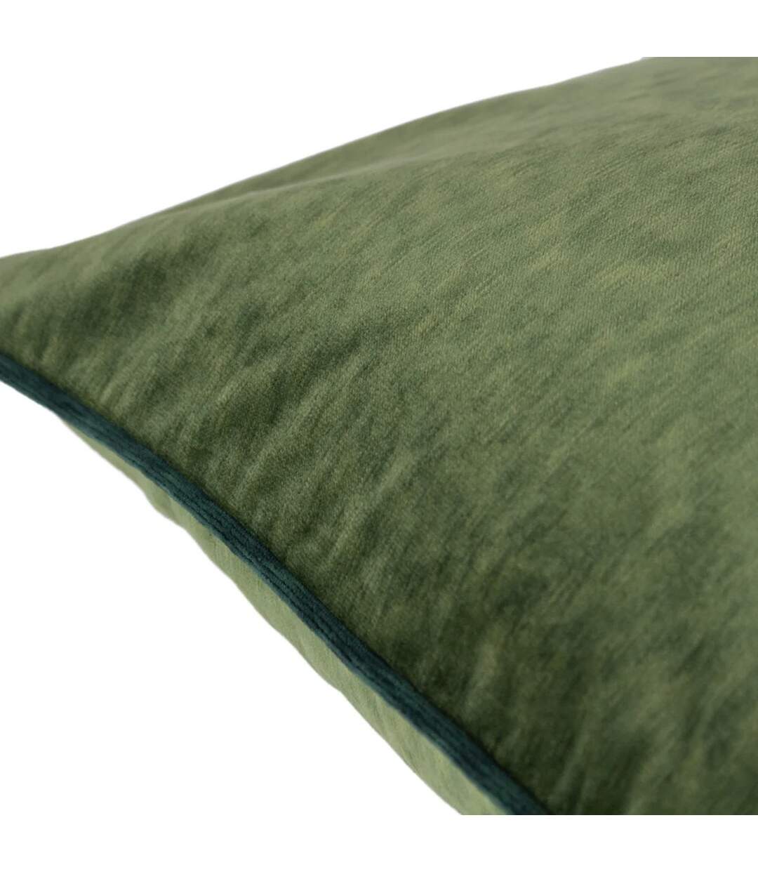 Torto velvet rectangular cushion cover 50cm x 50cm moss/emerald Paoletti