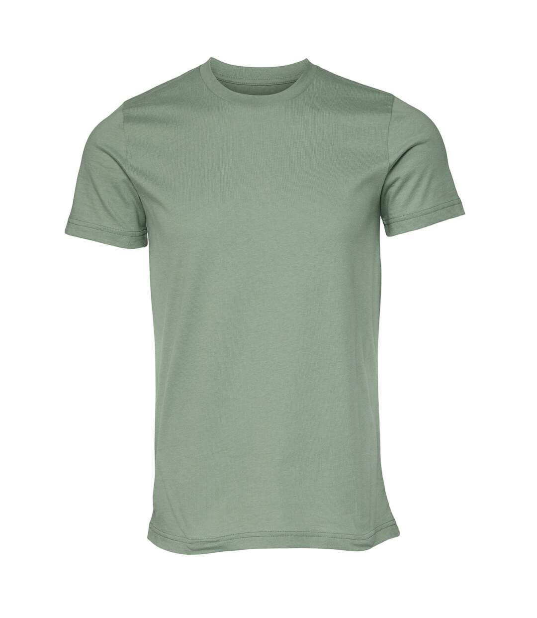Canvas T-shirt Jersey Hommes Vert De Gris Bella + Canvas-2
