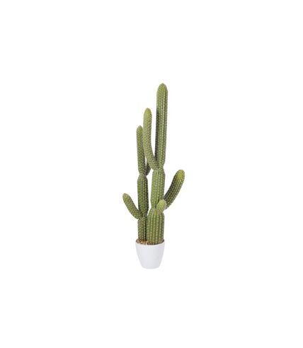 Plante Artificielle en Pot Déco Cactus 114cm Vert