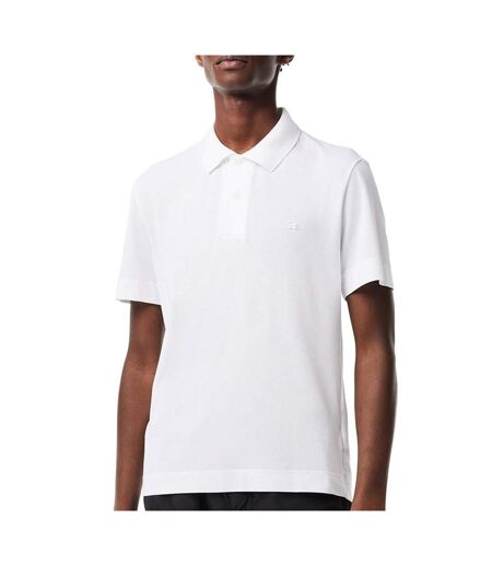 Polo blanc homme lacoste ph8361