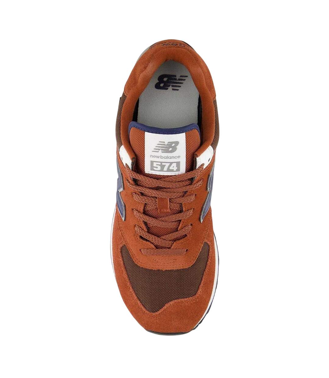 Baskets Motif/style Classique Homme Marron Gris New Balance-3