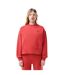 Womens/ladies Oversized Sweatshirt Red Lacoste-1