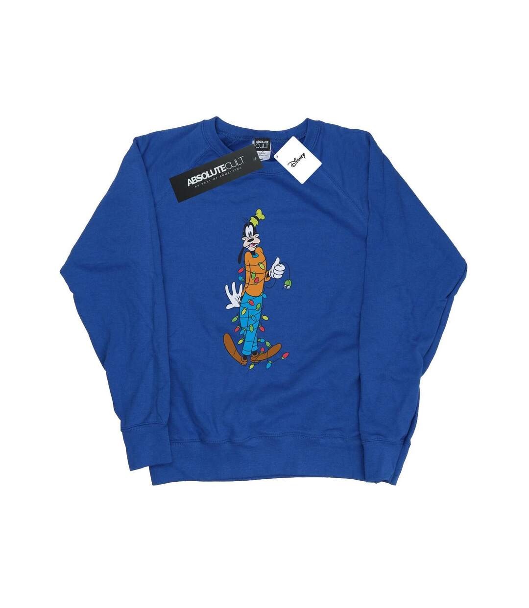 Disney Sweat Femme/Les femmes Goofy Christmas Lights (Bleu royal) - UTBI28113-1