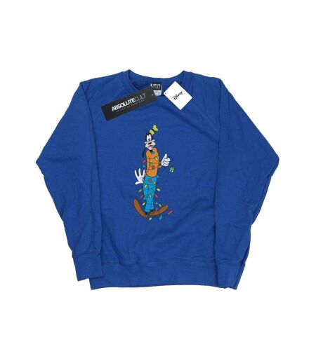 Disney Sweat Femme/Les femmes Goofy Christmas Lights (Bleu royal) - UTBI28113