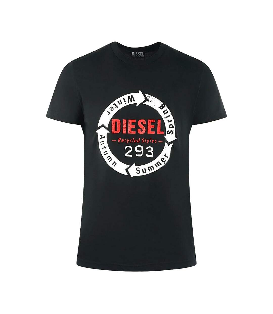 T-shirt Motif/style Logo Recycled Styles Adulte Noir Diesel-2